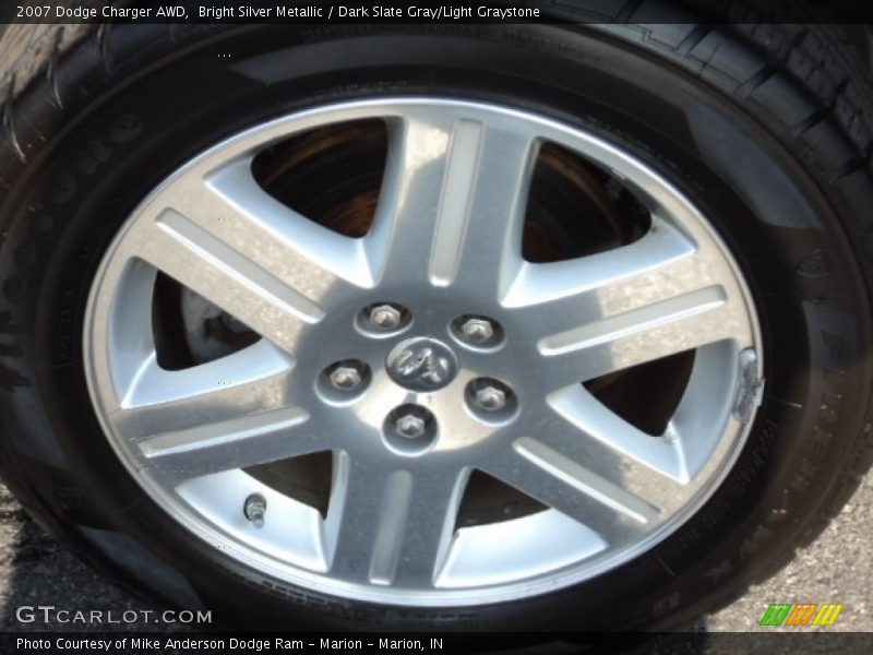 Bright Silver Metallic / Dark Slate Gray/Light Graystone 2007 Dodge Charger AWD