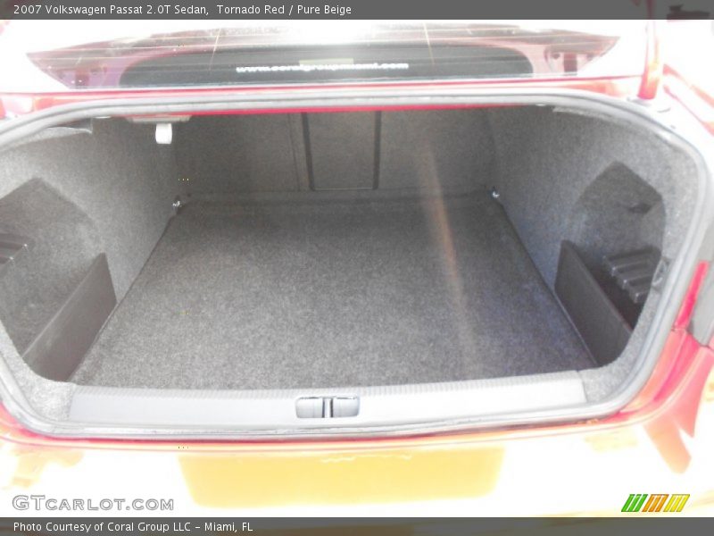 Tornado Red / Pure Beige 2007 Volkswagen Passat 2.0T Sedan