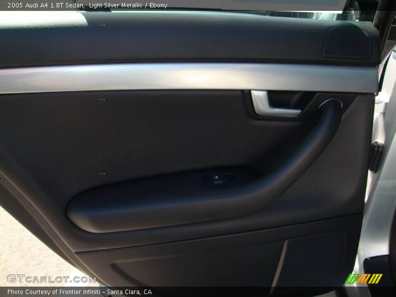 Light Silver Metallic / Ebony 2005 Audi A4 1.8T Sedan
