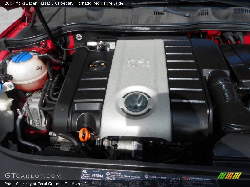 Tornado Red / Pure Beige 2007 Volkswagen Passat 2.0T Sedan