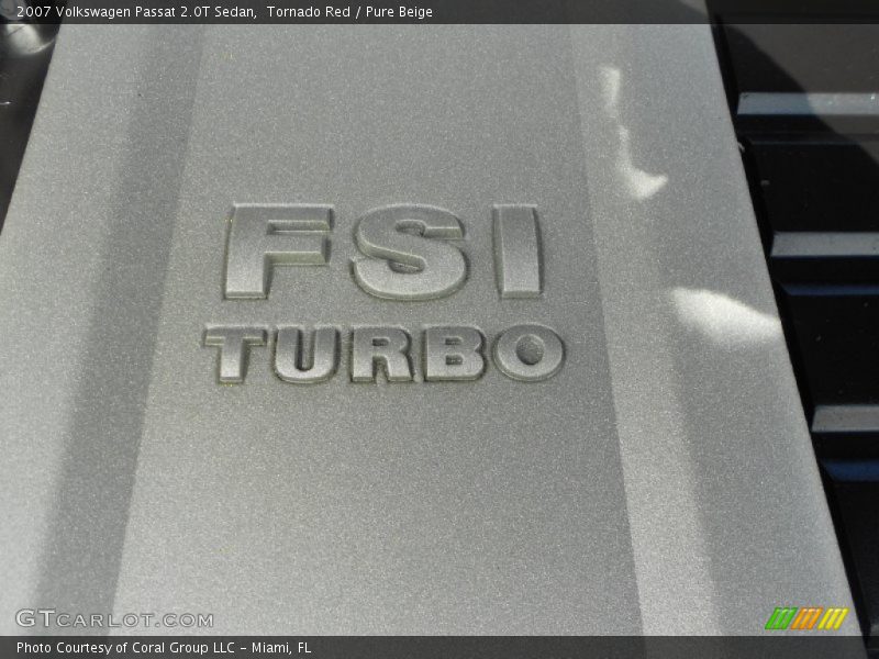 Tornado Red / Pure Beige 2007 Volkswagen Passat 2.0T Sedan