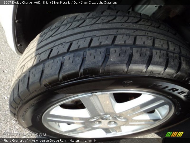 Bright Silver Metallic / Dark Slate Gray/Light Graystone 2007 Dodge Charger AWD