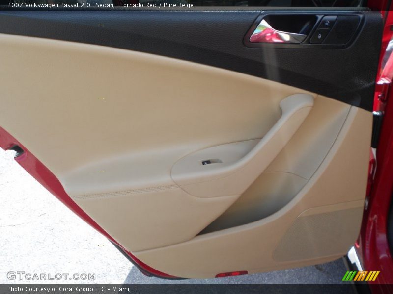 Tornado Red / Pure Beige 2007 Volkswagen Passat 2.0T Sedan