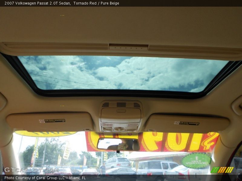 Tornado Red / Pure Beige 2007 Volkswagen Passat 2.0T Sedan