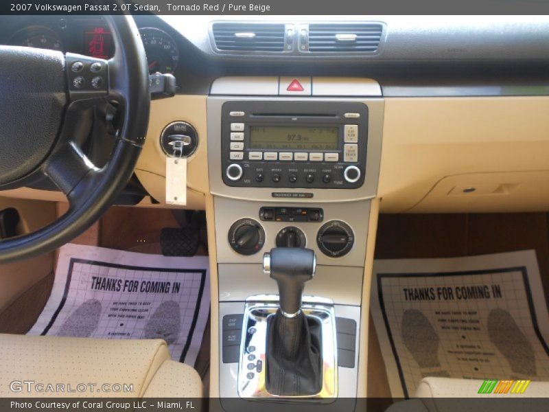 Tornado Red / Pure Beige 2007 Volkswagen Passat 2.0T Sedan