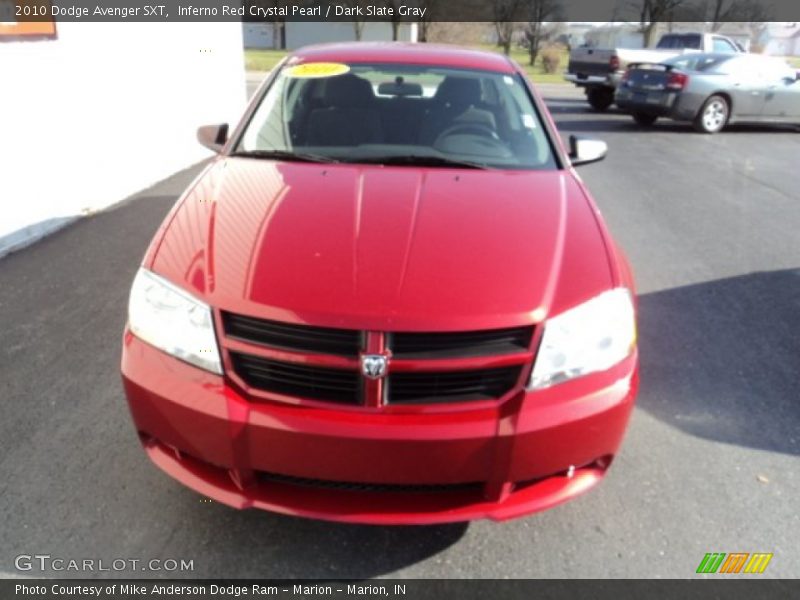 Inferno Red Crystal Pearl / Dark Slate Gray 2010 Dodge Avenger SXT