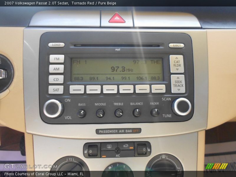 Tornado Red / Pure Beige 2007 Volkswagen Passat 2.0T Sedan