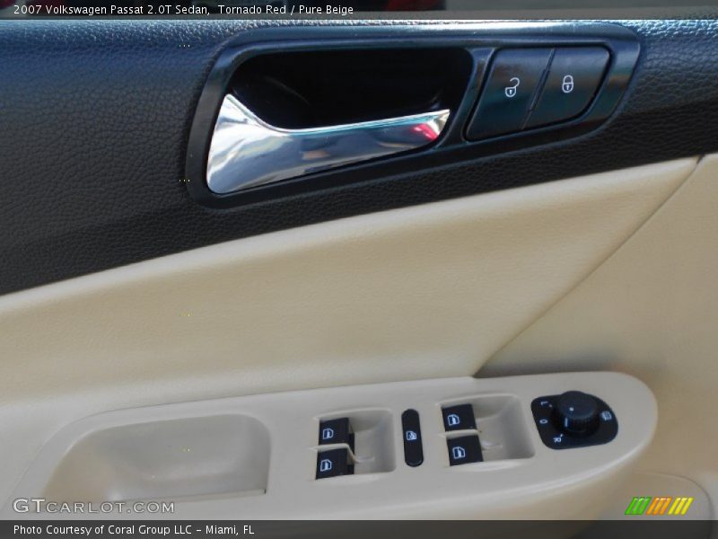 Tornado Red / Pure Beige 2007 Volkswagen Passat 2.0T Sedan