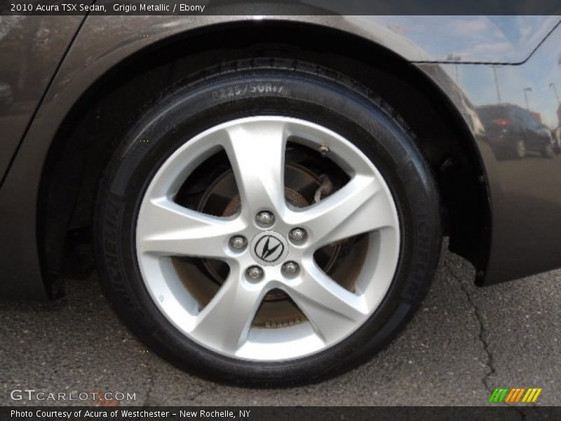 Grigio Metallic / Ebony 2010 Acura TSX Sedan