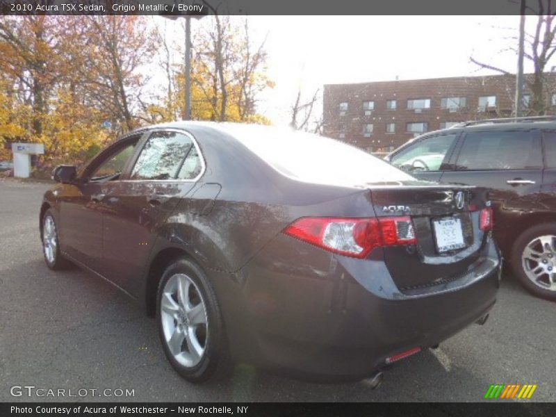 Grigio Metallic / Ebony 2010 Acura TSX Sedan