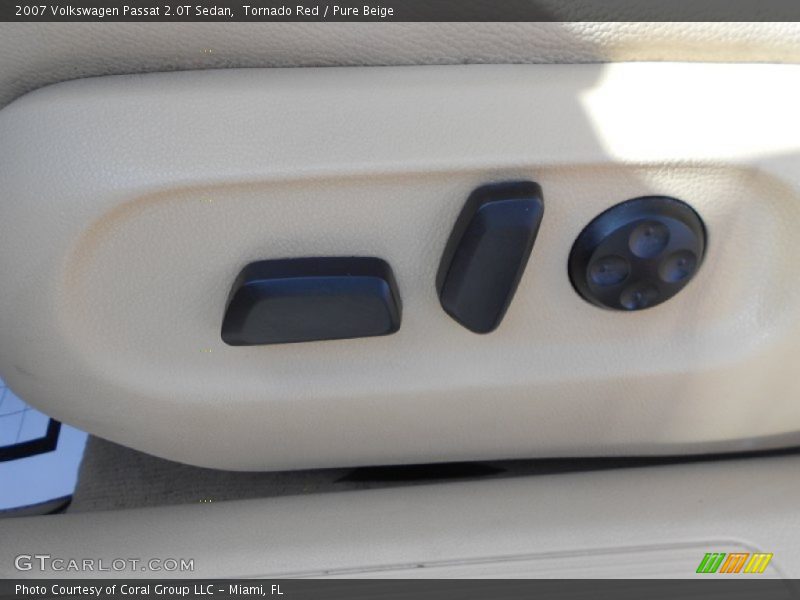 Tornado Red / Pure Beige 2007 Volkswagen Passat 2.0T Sedan