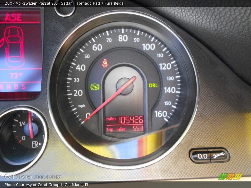 Tornado Red / Pure Beige 2007 Volkswagen Passat 2.0T Sedan