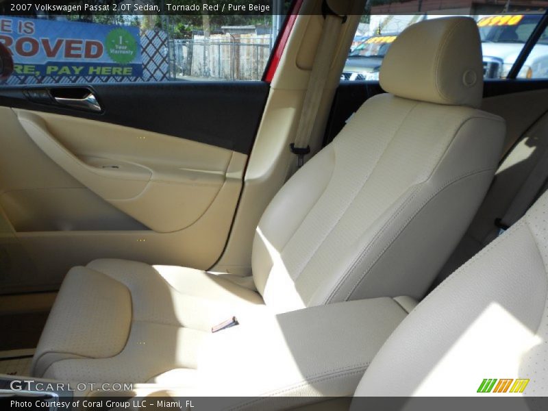 Tornado Red / Pure Beige 2007 Volkswagen Passat 2.0T Sedan