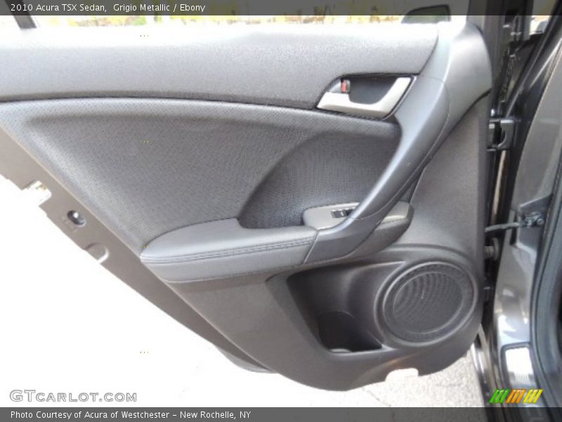 Grigio Metallic / Ebony 2010 Acura TSX Sedan