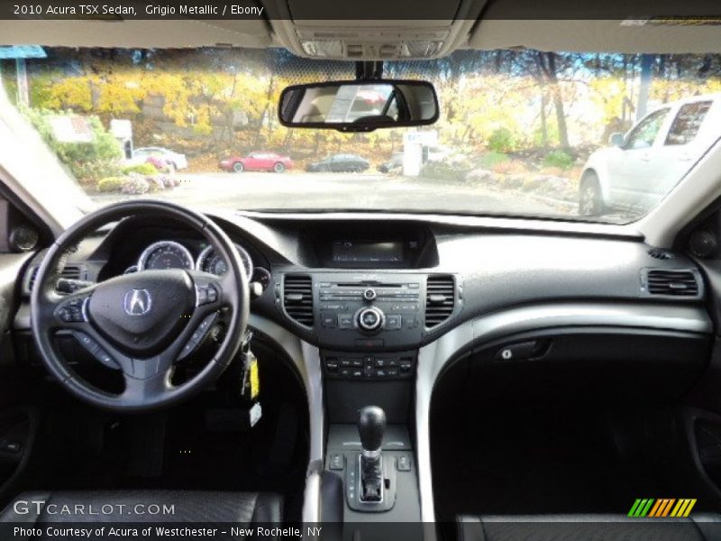 Grigio Metallic / Ebony 2010 Acura TSX Sedan