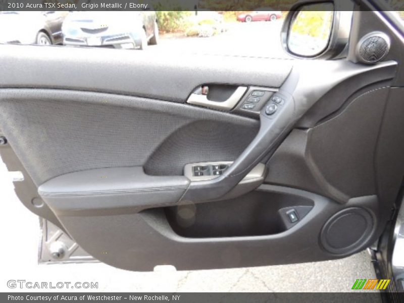 Grigio Metallic / Ebony 2010 Acura TSX Sedan