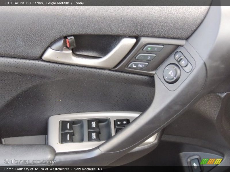 Grigio Metallic / Ebony 2010 Acura TSX Sedan