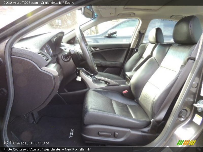 Grigio Metallic / Ebony 2010 Acura TSX Sedan