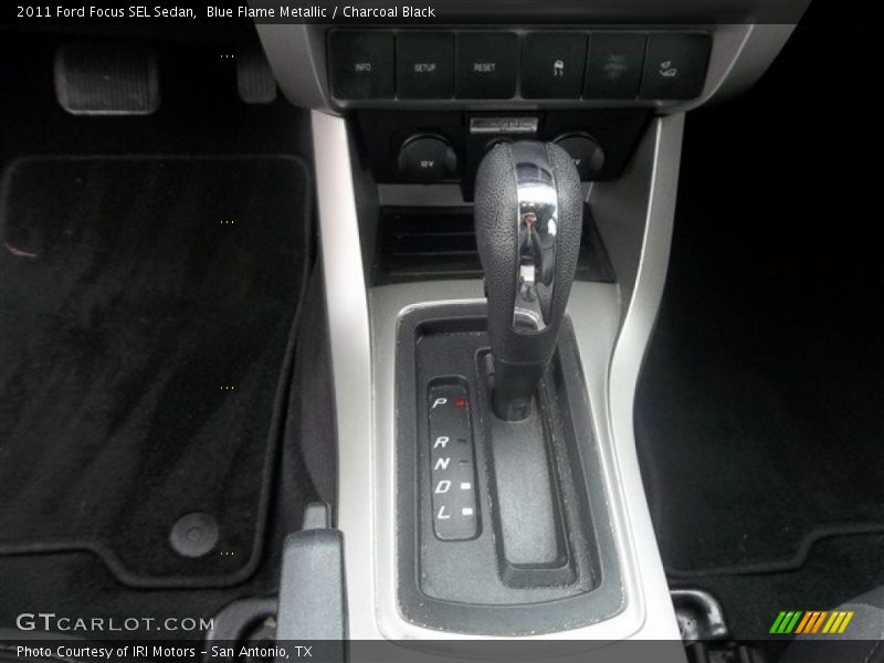 Blue Flame Metallic / Charcoal Black 2011 Ford Focus SEL Sedan