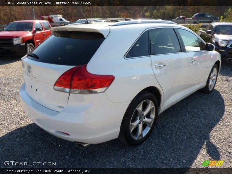 Blizzard Pearl / Ivory 2009 Toyota Venza V6 AWD