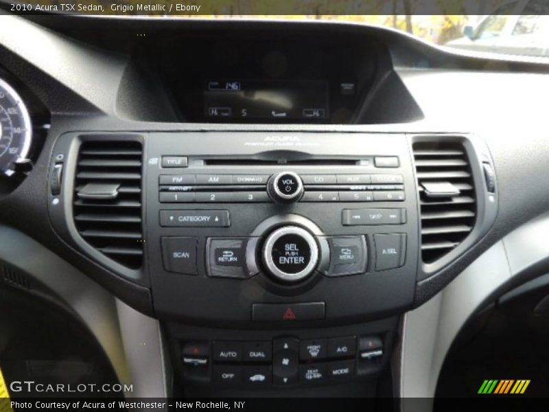 Grigio Metallic / Ebony 2010 Acura TSX Sedan