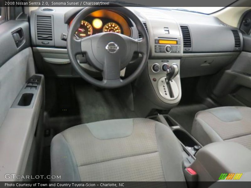  2008 Sentra 2.0 Charcoal/Steel Interior