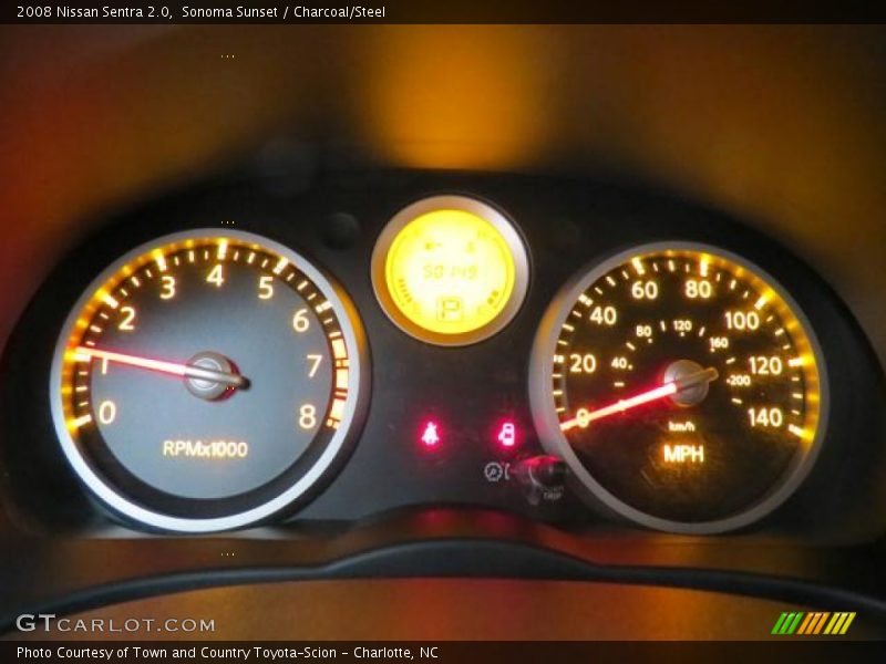 Sonoma Sunset / Charcoal/Steel 2008 Nissan Sentra 2.0