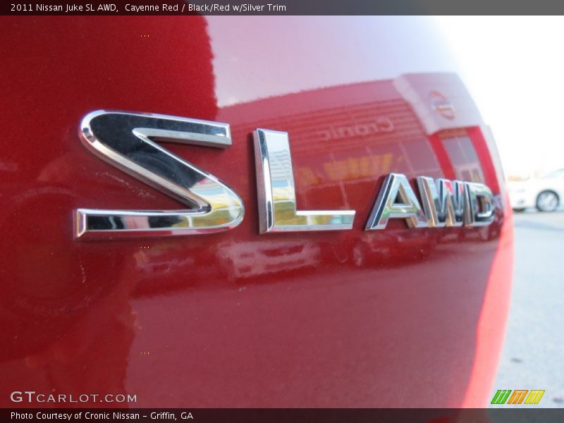 Cayenne Red / Black/Red w/Silver Trim 2011 Nissan Juke SL AWD