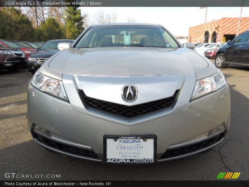 Palladium Silver Metallic / Ebony 2010 Acura TL 3.5