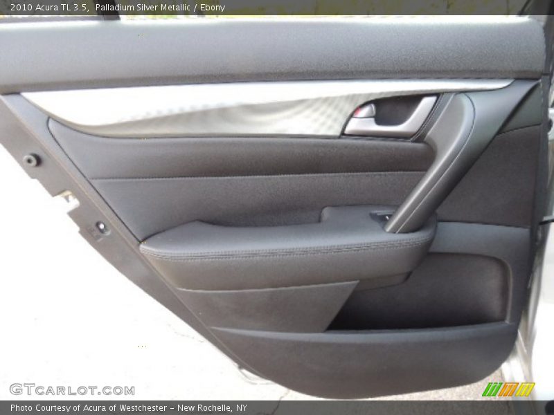 Palladium Silver Metallic / Ebony 2010 Acura TL 3.5