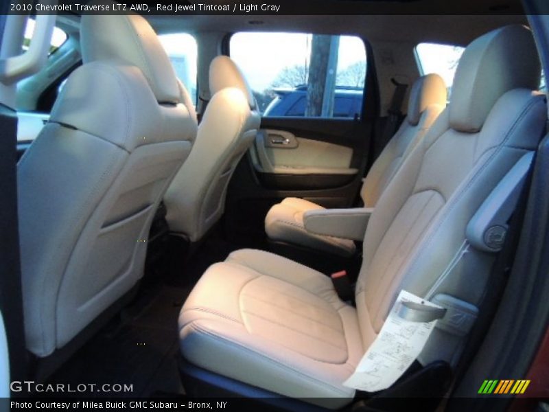 Red Jewel Tintcoat / Light Gray 2010 Chevrolet Traverse LTZ AWD