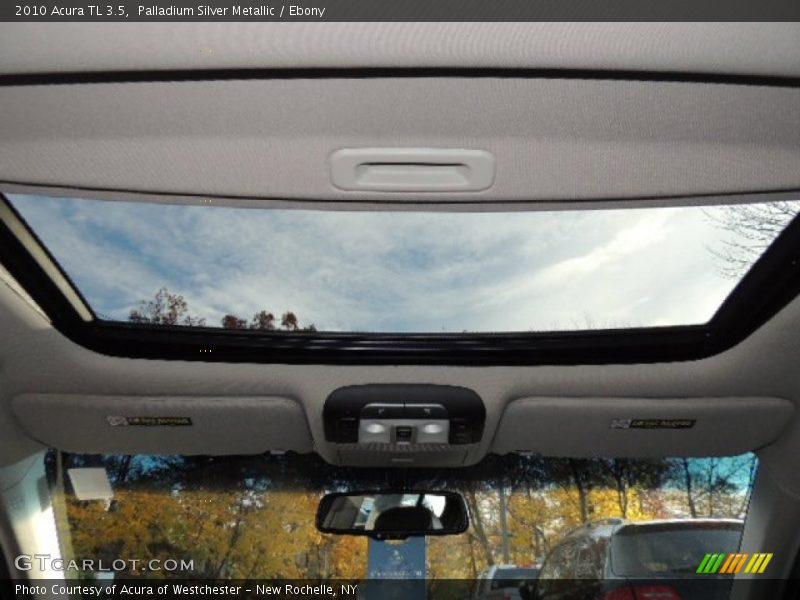 Palladium Silver Metallic / Ebony 2010 Acura TL 3.5