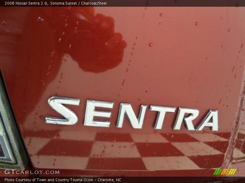Sonoma Sunset / Charcoal/Steel 2008 Nissan Sentra 2.0