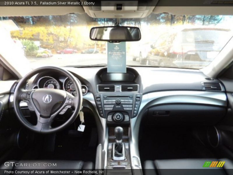 Palladium Silver Metallic / Ebony 2010 Acura TL 3.5