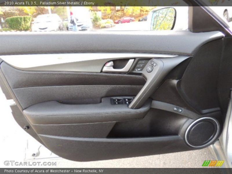 Palladium Silver Metallic / Ebony 2010 Acura TL 3.5