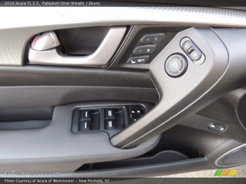 Palladium Silver Metallic / Ebony 2010 Acura TL 3.5
