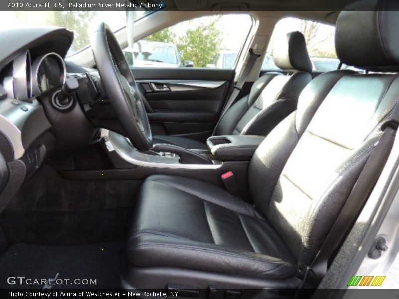 Palladium Silver Metallic / Ebony 2010 Acura TL 3.5