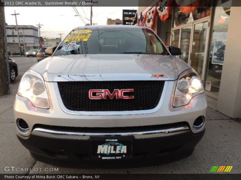 Quicksilver Metallic / Ebony 2011 GMC Acadia SL