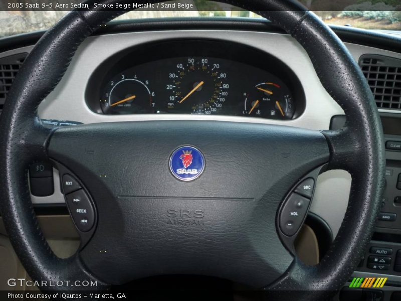 Smoke Beige Metallic / Sand Beige 2005 Saab 9-5 Aero Sedan