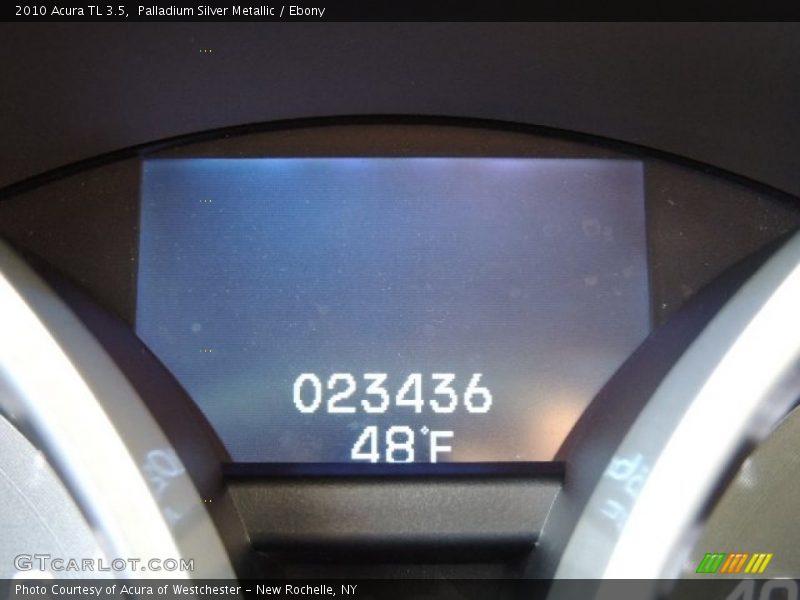 Palladium Silver Metallic / Ebony 2010 Acura TL 3.5