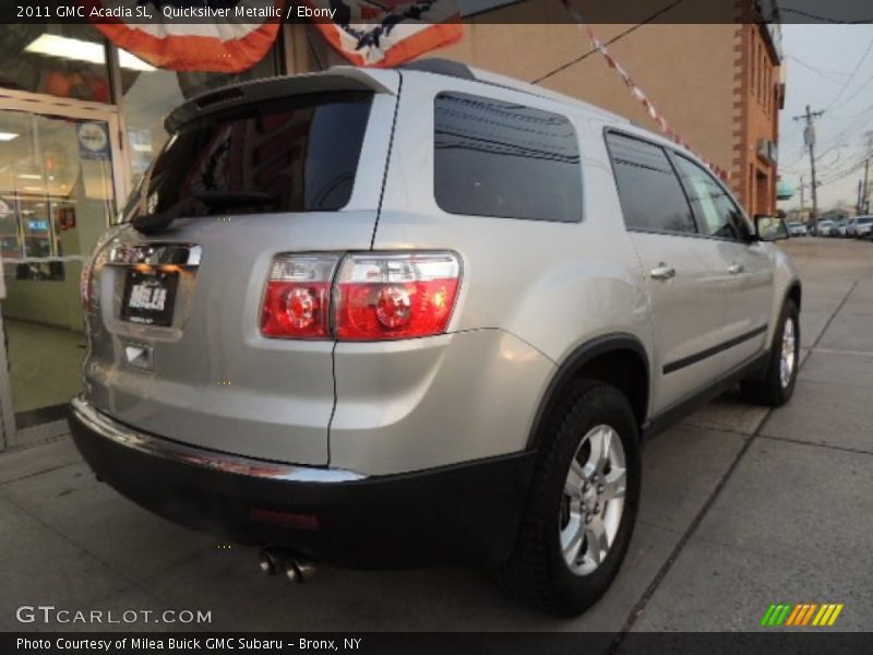 Quicksilver Metallic / Ebony 2011 GMC Acadia SL