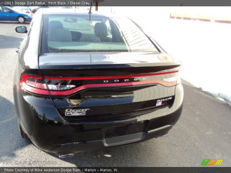 Pitch Black / Diesel Gray 2013 Dodge Dart Rallye