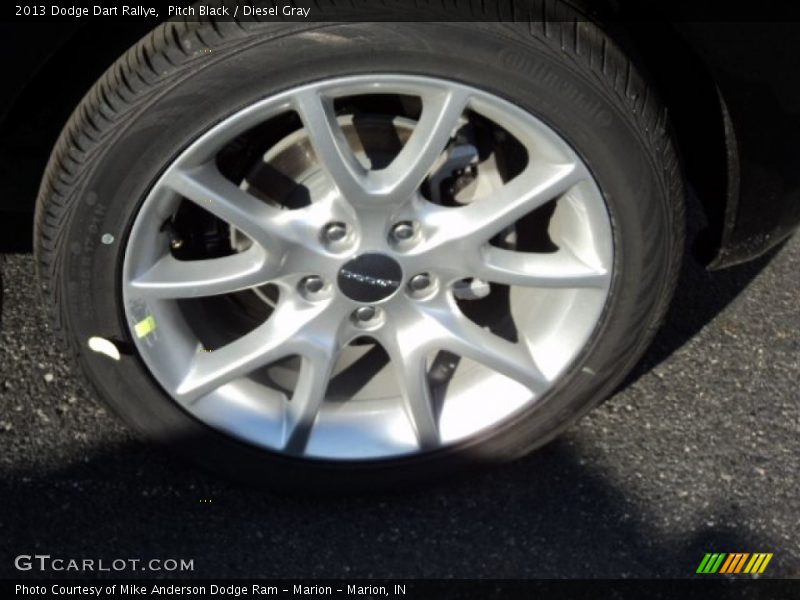 Pitch Black / Diesel Gray 2013 Dodge Dart Rallye
