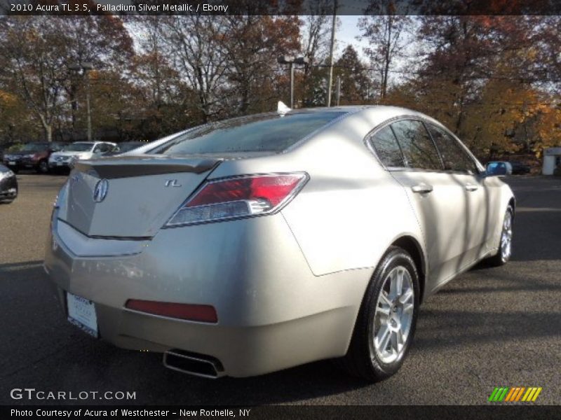 Palladium Silver Metallic / Ebony 2010 Acura TL 3.5