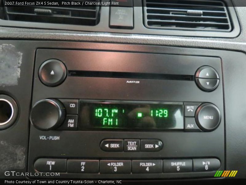 Pitch Black / Charcoal/Light Flint 2007 Ford Focus ZX4 S Sedan