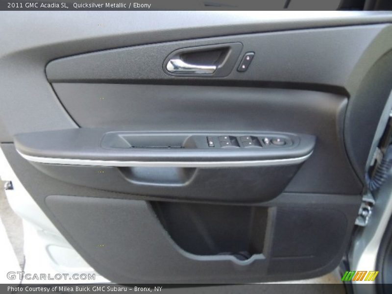 Quicksilver Metallic / Ebony 2011 GMC Acadia SL