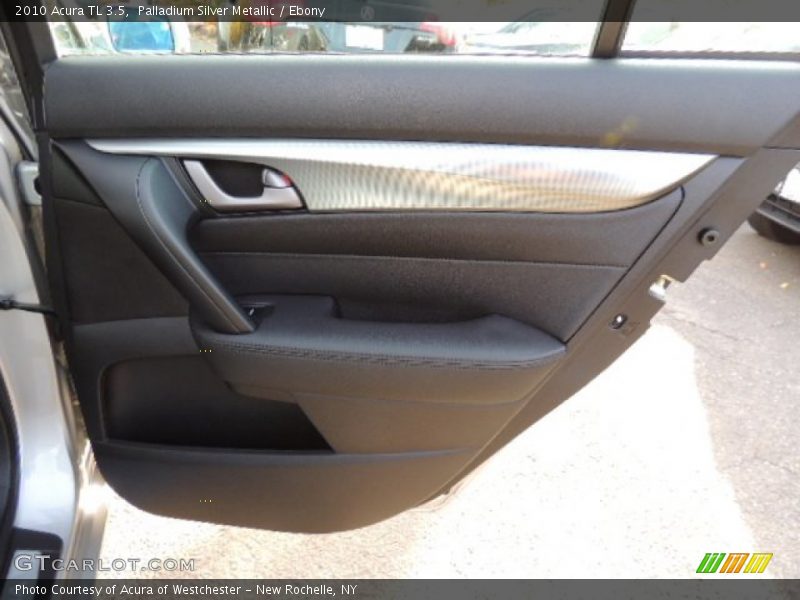 Palladium Silver Metallic / Ebony 2010 Acura TL 3.5