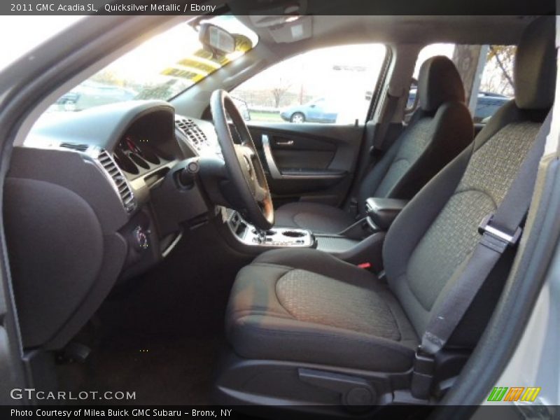 Quicksilver Metallic / Ebony 2011 GMC Acadia SL