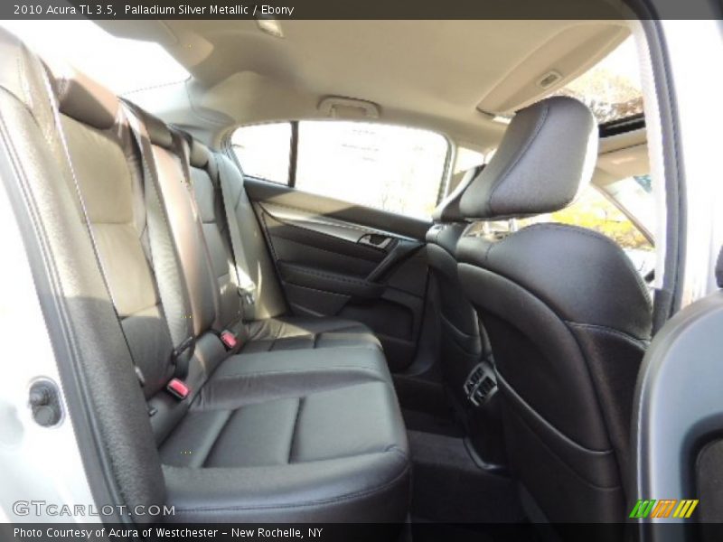 Rear Seat of 2010 TL 3.5