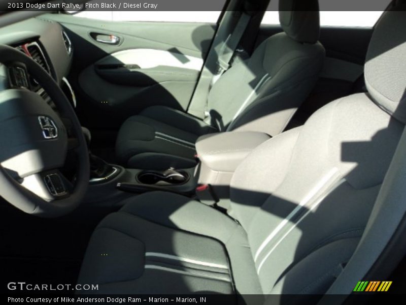 Pitch Black / Diesel Gray 2013 Dodge Dart Rallye